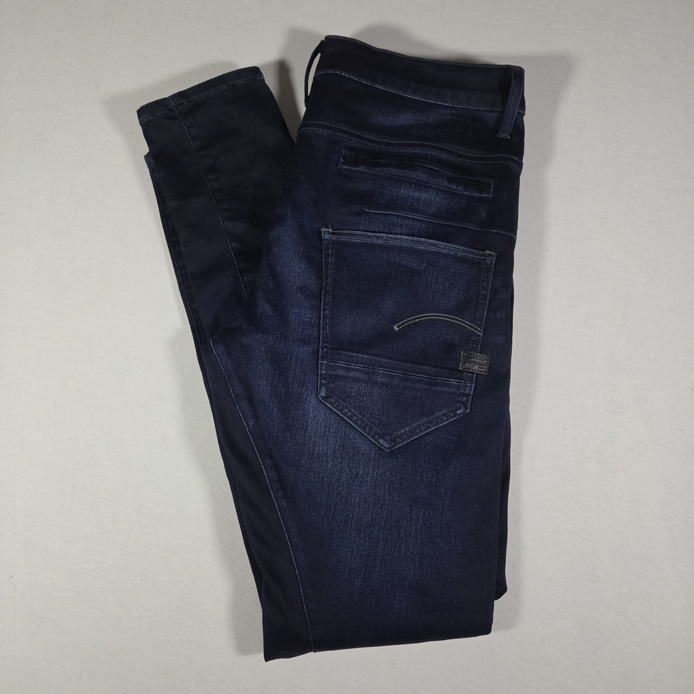 G Star Raw Jeans D Staq 3D Skinny Mens 33x36 Dark Indigo‎ G RAW